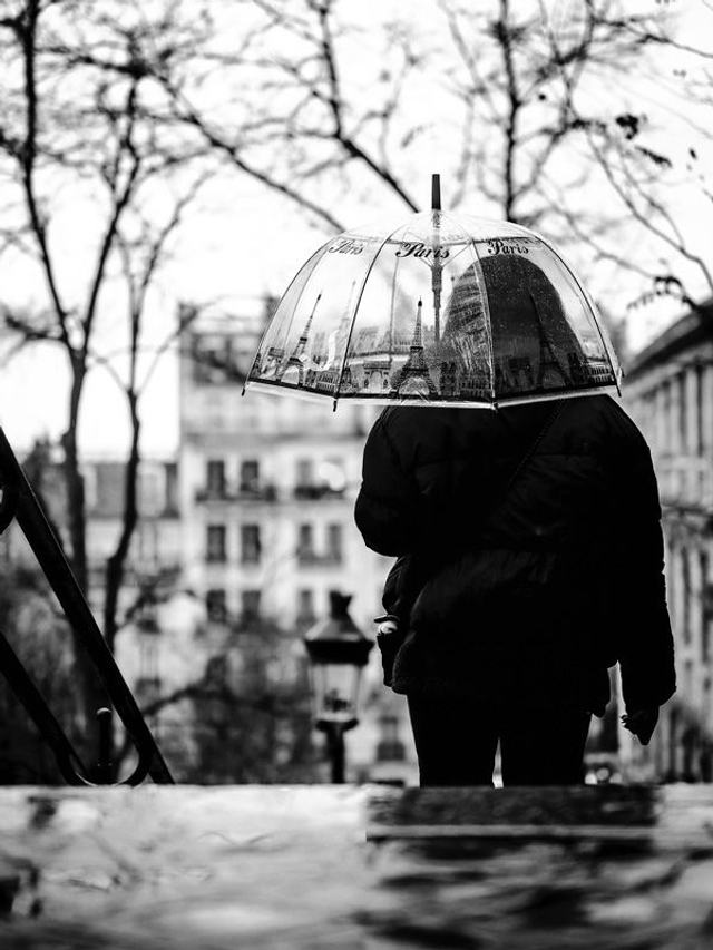 Sous la pluie de Montmartre