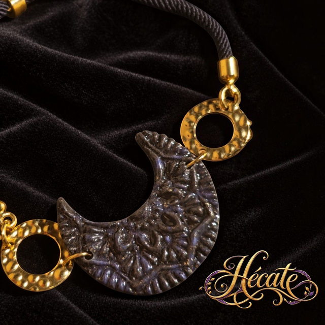 Bracelet Lune d’Obsidienne