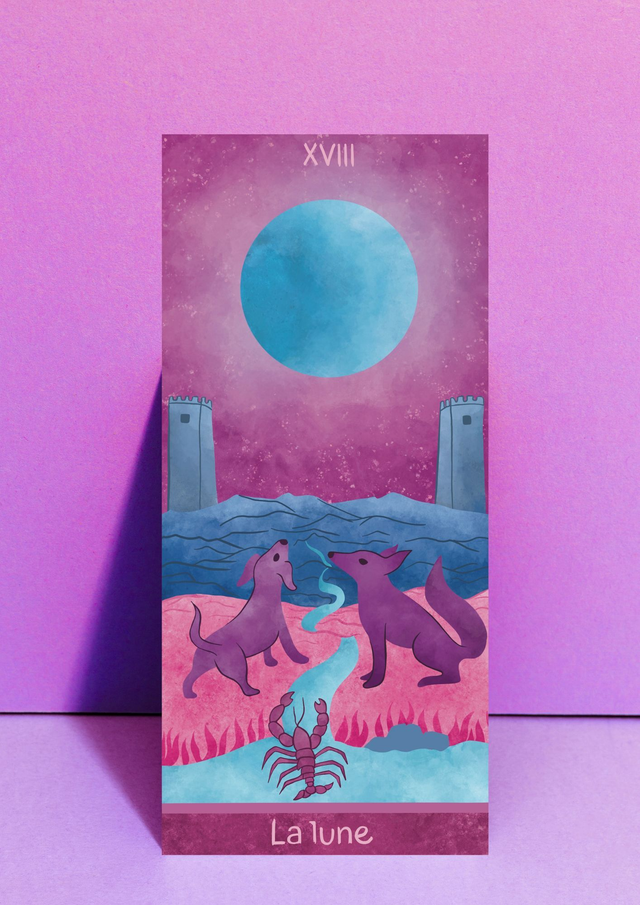 Carte de tarot La lune