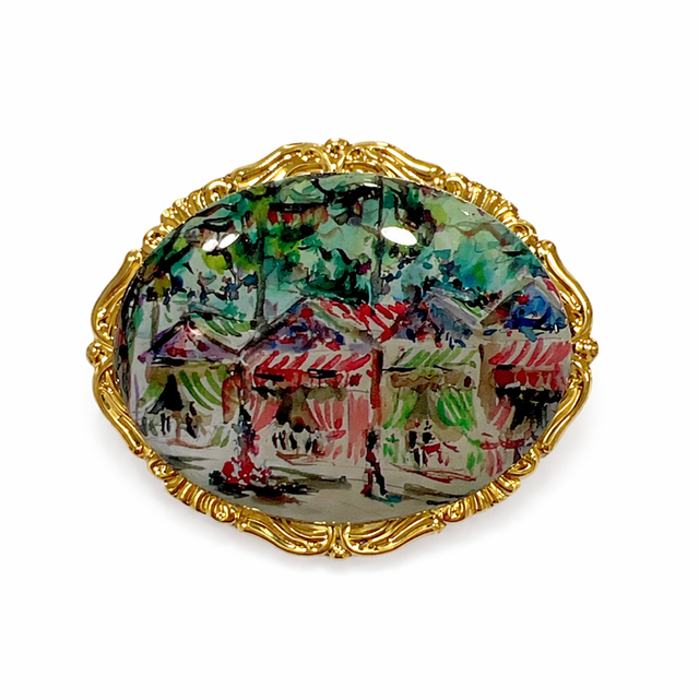 Broche modelo casetas de feria 