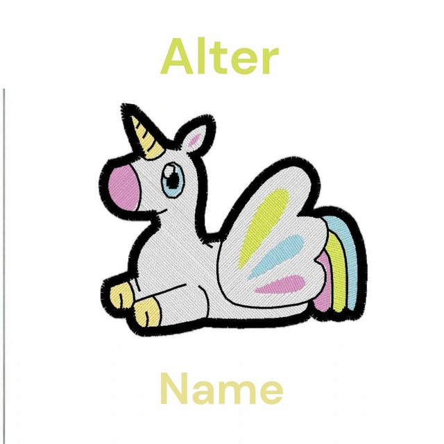 Einhorn mit Namen und Alter 