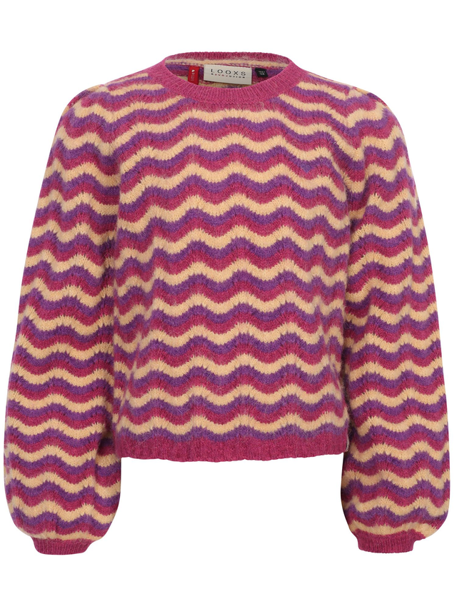 Looxs knit sweater multi stripe