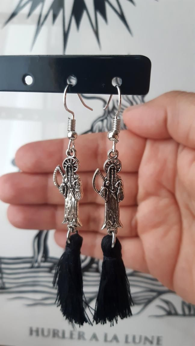 Boucles d&#039;oreilles Santa Muerte