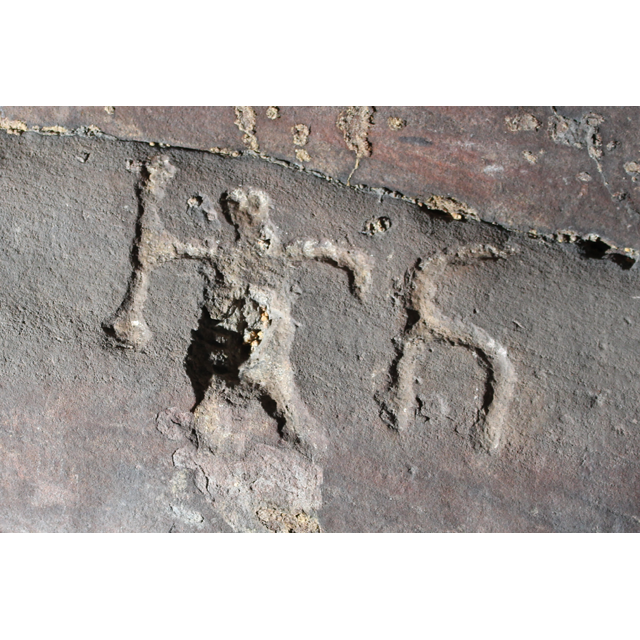 Iron Age or Pictish Figures in Court Cave Passage