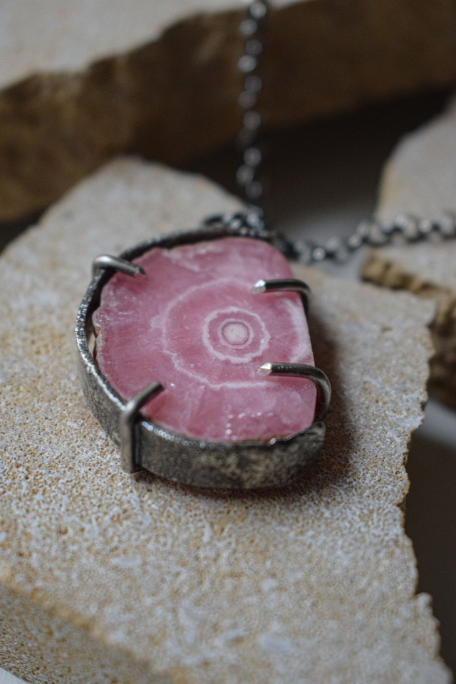 Pendentif Rodochrosite