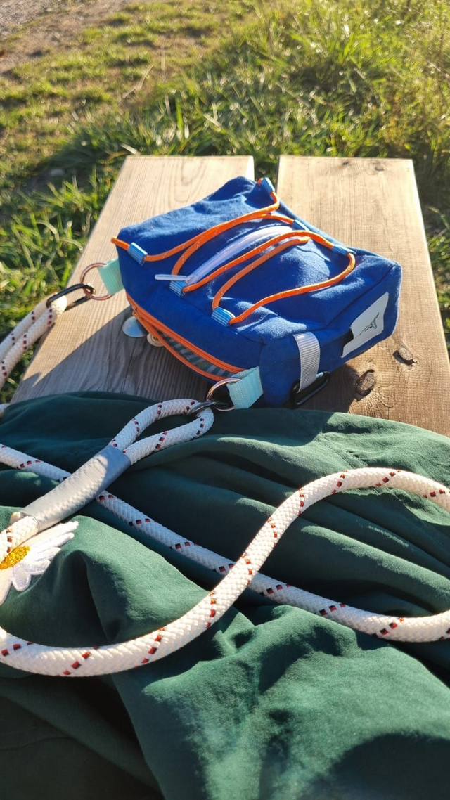 Sac Canadien (tente canadienne) Upcyclé - orange