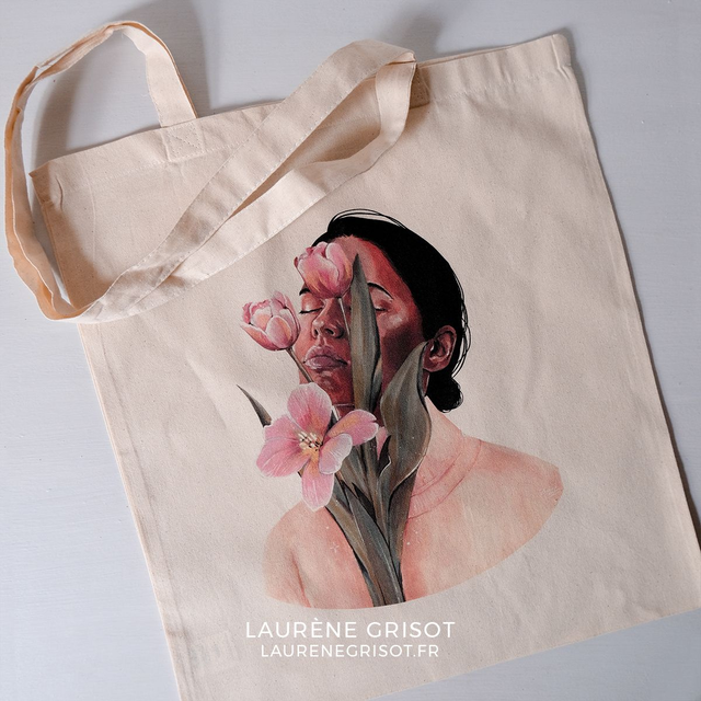 Flower woman /Tote bag