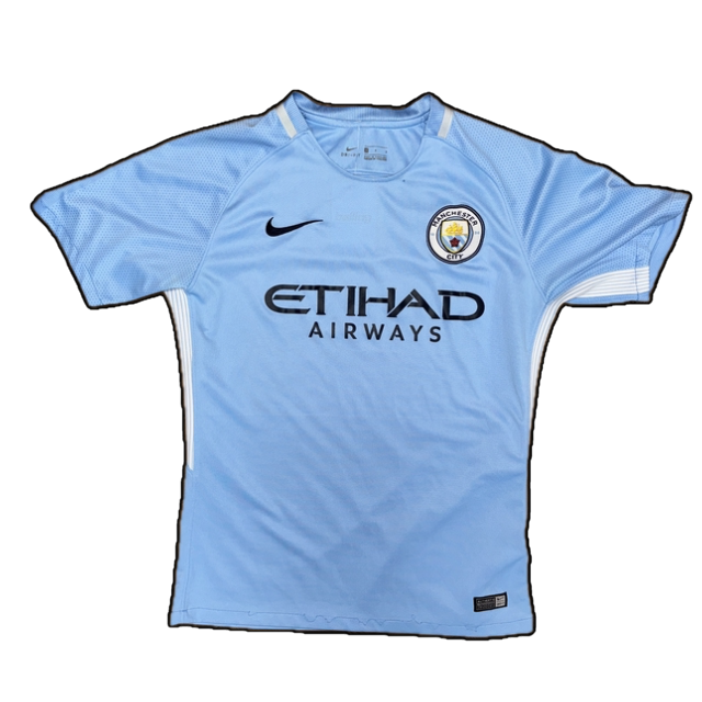 Manchester City Nike Home Shirt 2017-18 - S