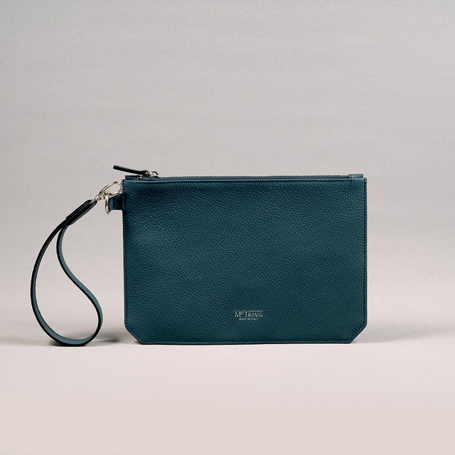 Pochette | Petrolio Leather - Mr. Trevis