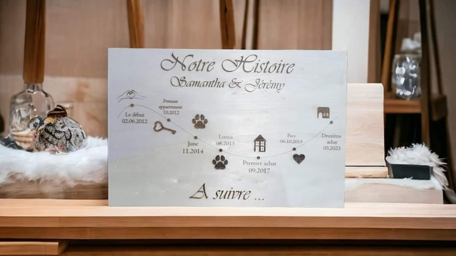 Cadre &quot;Notre histoire&quot;