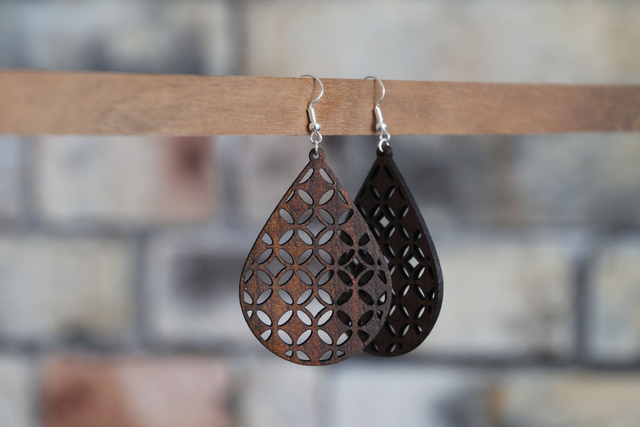 BOUCLE D&#039;OREILLE N°23 : Vitrail