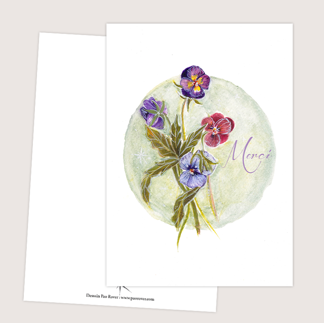 Carte &quot;Merci&quot;