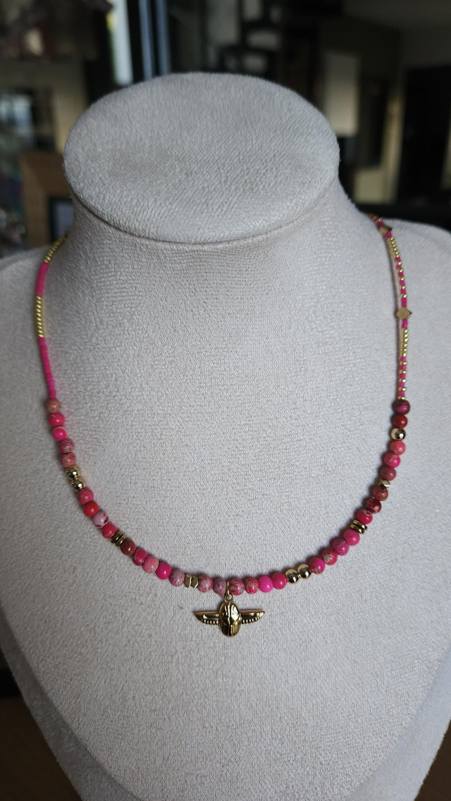 Collier/bracelet pendentif oiseau 