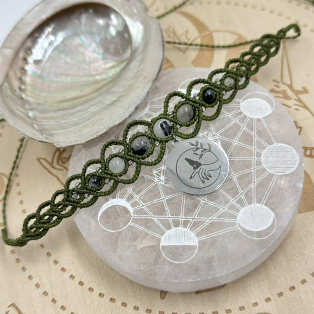 Collier CIRCÉ Quartz tourmaline 