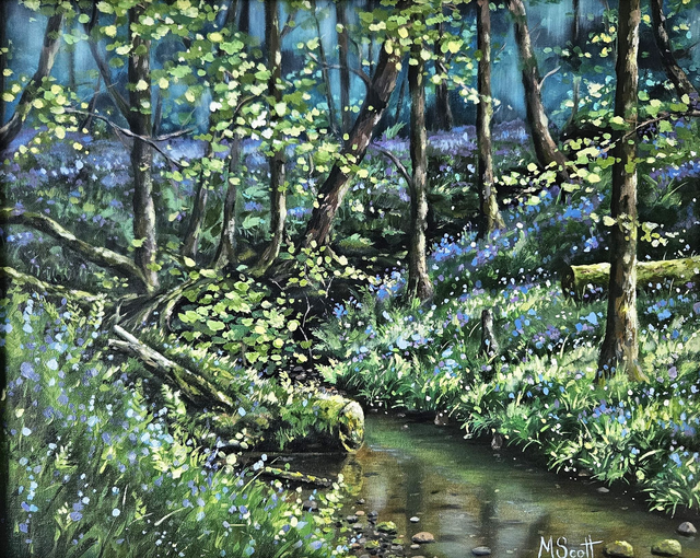 Woodland Stream - original