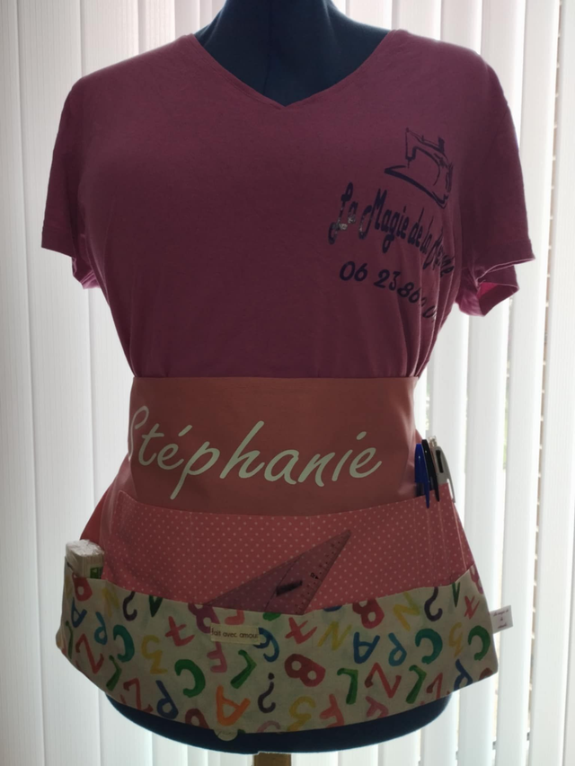 TABLIER MAITRESSE PERSONNALISE