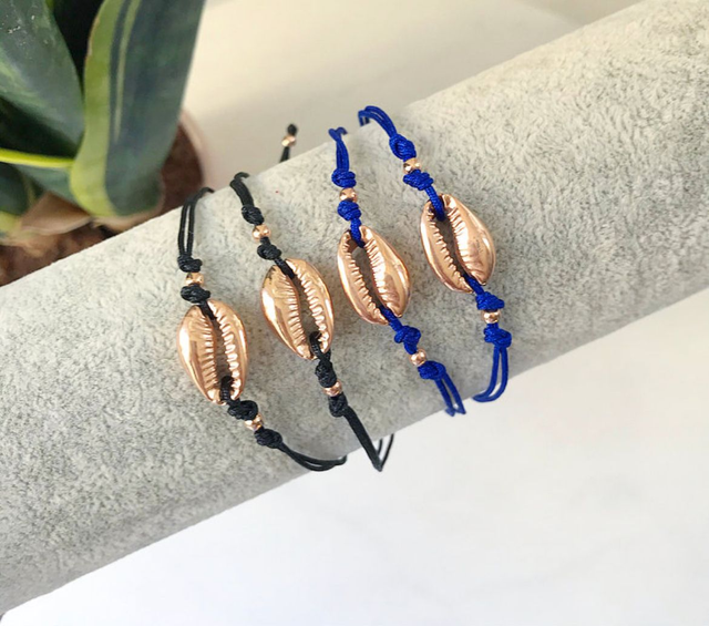 Gold Cowrie Shell Bracelet/Anklet