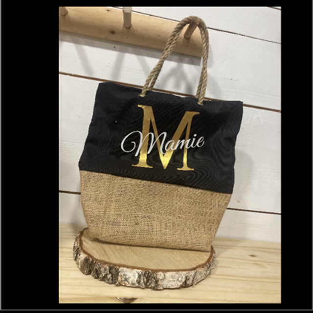 Sac cabas Initial + mamie