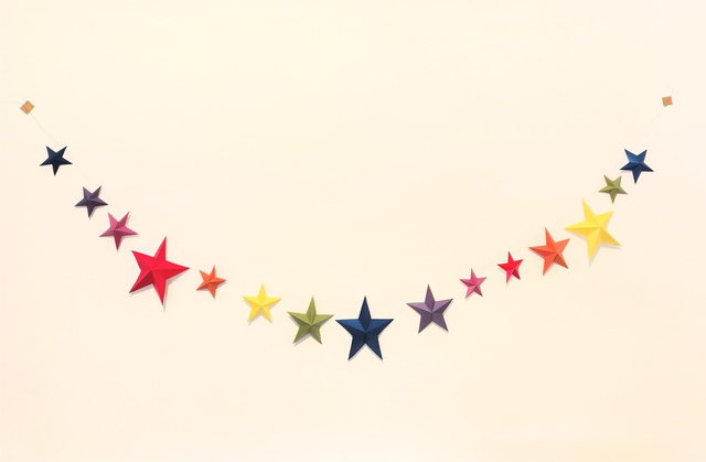 Rainbow - DIY Star Garland Kit