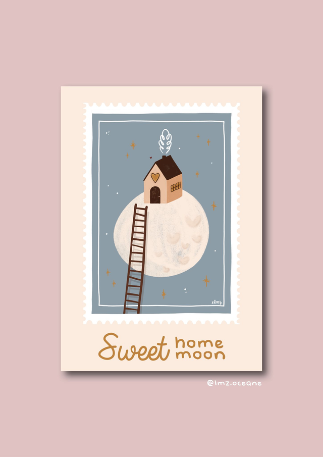 Affiche A4 Sweet home 🌞