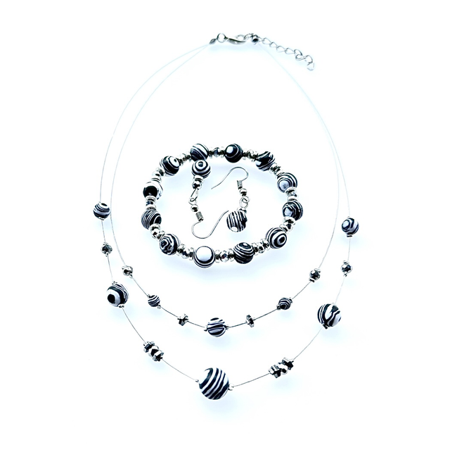 Parure 3 pièces Zébra 