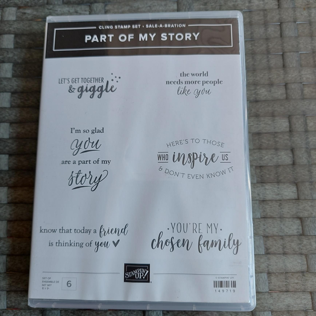 Part of my Story stamp set