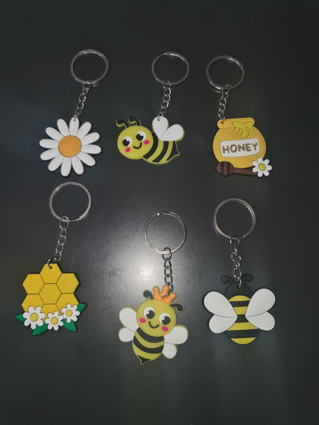 Porte clés abeille 