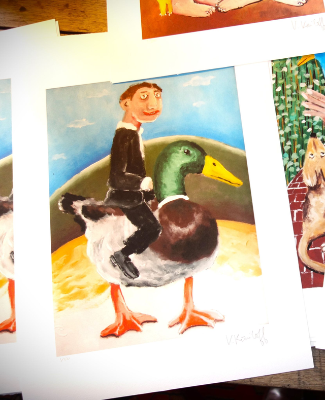 Rêve De Cavalier (litho numérique)