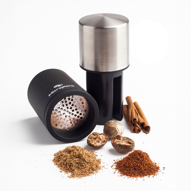 MICROPLANE Mühle Muskat Gewürz - schwarz