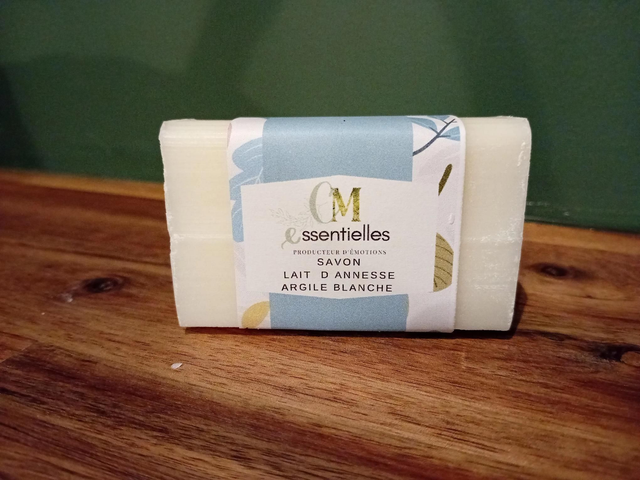 Savon lait d ânesse argile blanche