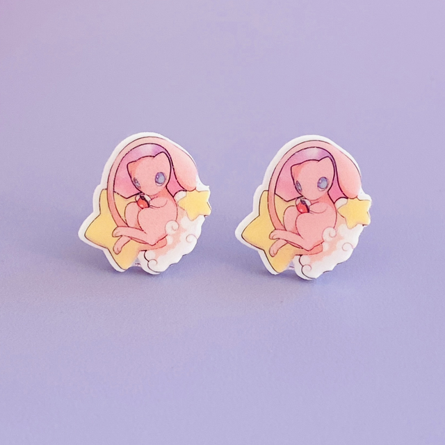 Boucles d’oreilles Mew