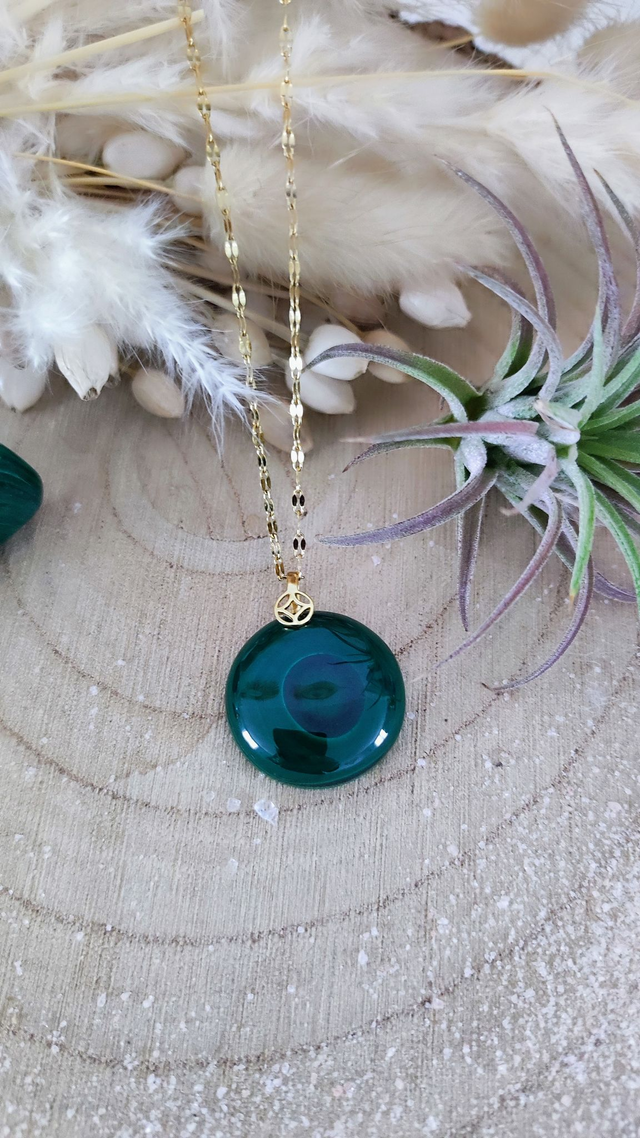 Pendentif Malachite