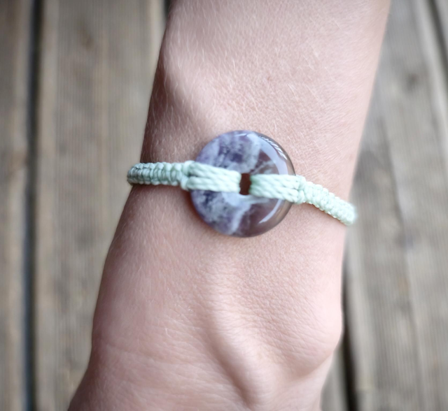 Bracelet améthyste de Madagascar
