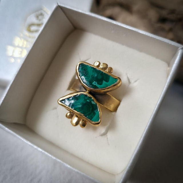 Anel Ampulheta do Tempo