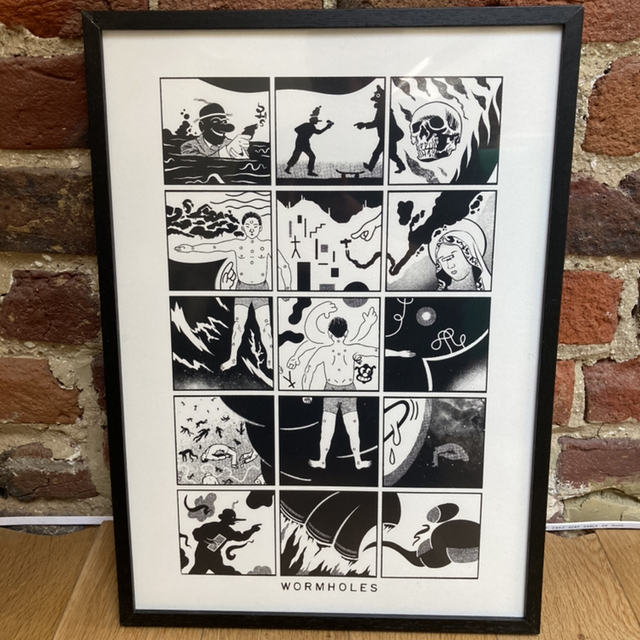 Wormholes 3 / silkscreen 