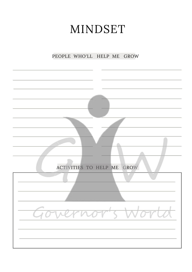 Reusable Personal Growth Planner