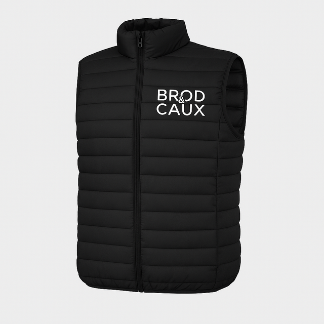 Doudoune Sans manches - Broderie coeur Personnalisé