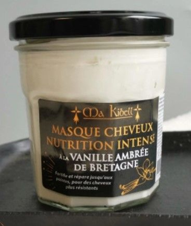 Masque Cheveux Nutrition Intense à la Vanille de Bretagne 200ml