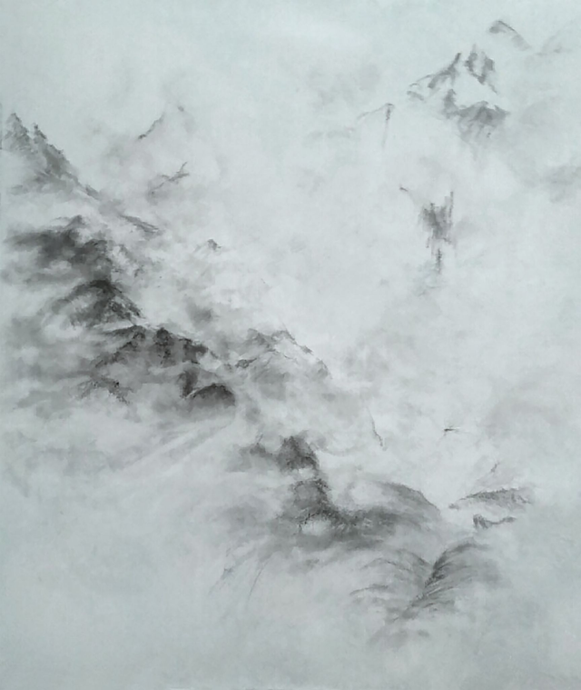 paysage de brume, 2021, ÉPUISÉ