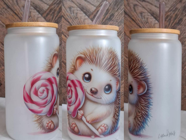 Verre givré hérisson