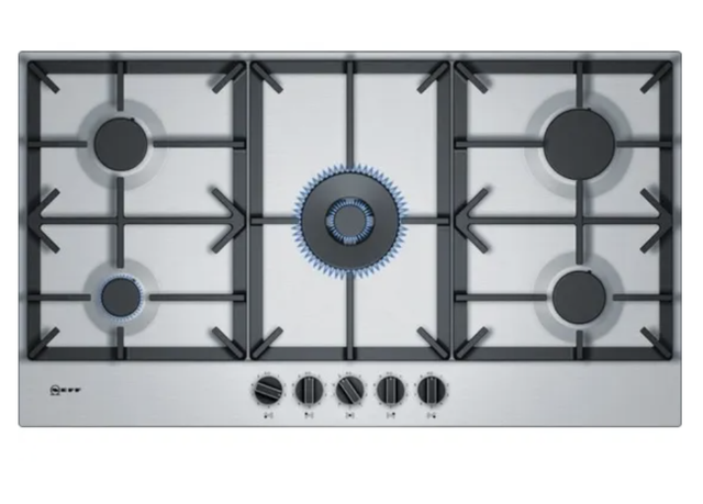 NEFF T27DS79N0 5 Burner Gas Hob 75cm - Stainless Steel