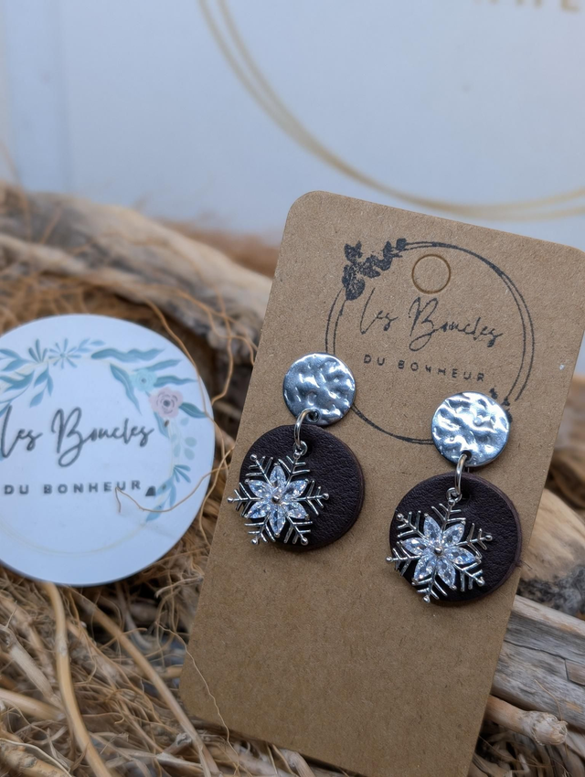 Boucles d'oreilles noël no106