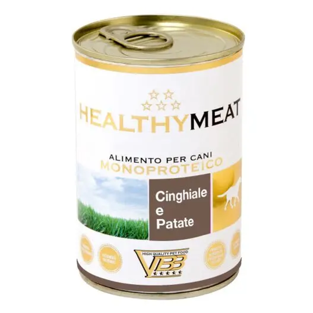 Healthymeat Cinghiale e Patate ( su šerniena ir bulvėmis) paštetas šunims 400g