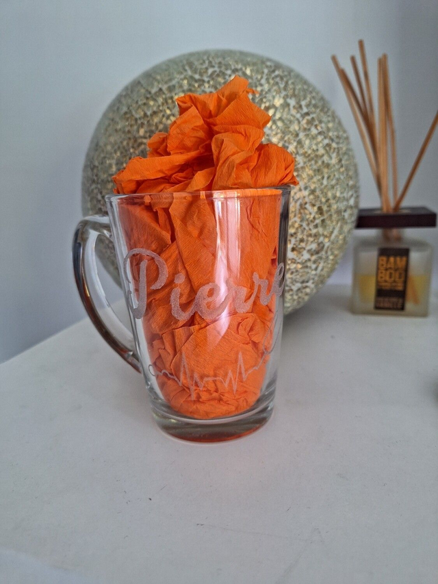 Tasse gravée personnalisée