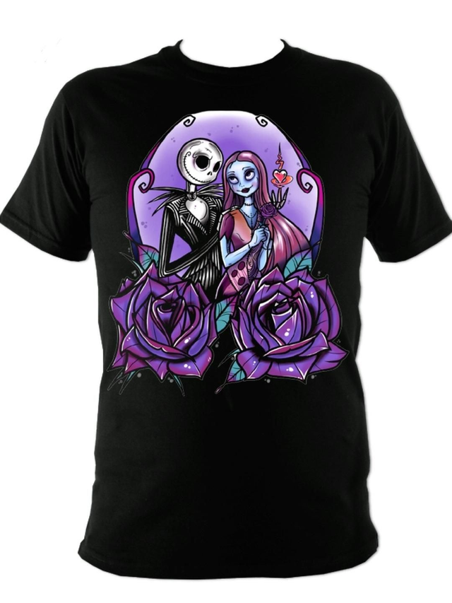 Nightmare Before Christmas Roses T-shirt