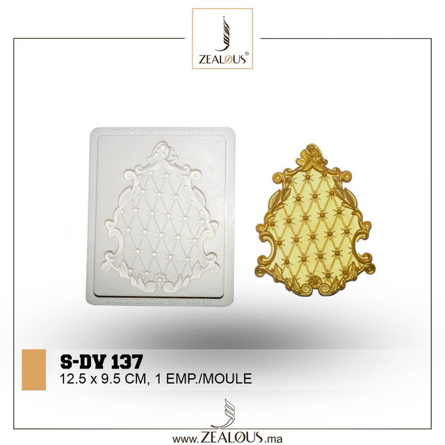 S-DV137 Cake, Chocolate, and Fondant Silicone Moulds