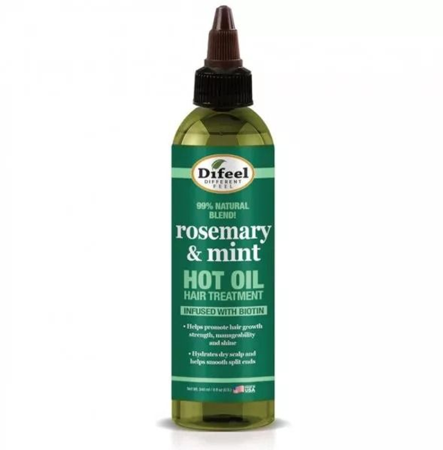 DIFEEL: ROSEMARY MINT STRENGTHENING HOT OIL 8OZ 