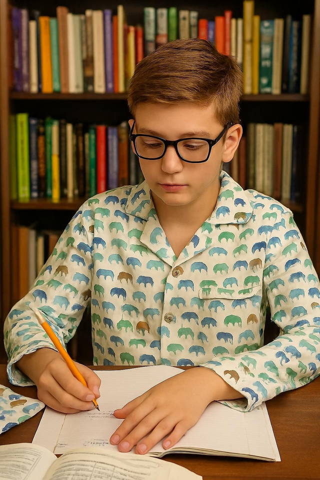 Pyjama enfant 11/12 ans en 100% coton 