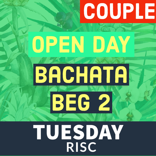 Bachata BEG 2 TUE OPEN DAY - COUPLE