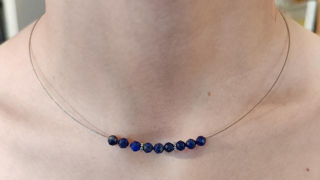 Collier Collection Élégance lapis-lazuli 